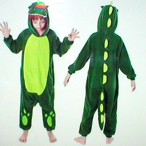SpookitacularCreations Other - Dinosaur onesie adult sz XL. Halloween, pajamas NEW